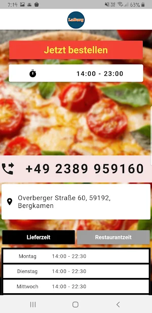 Pizzeria La Burg Screenshot 1