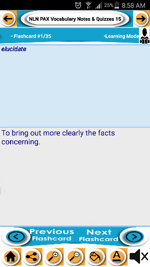 NLN PAX Vocabulary Exam Prep Screenshot 2
