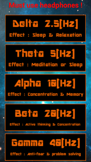 Binaural Beats - Brain Waves Screenshot 1