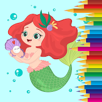 Mermaid Coloring Book