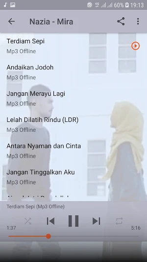 Terdiam Sepi Nazia Mira Ofline Screenshot 3