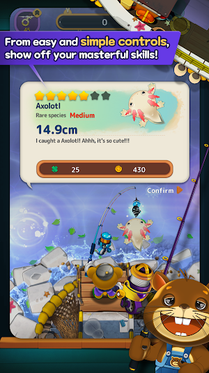 Cartoon Fishing Screenshot 2