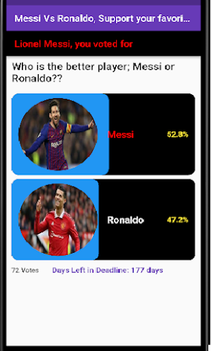 Messi vs Ronaldo Screenshot 1