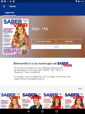 Saber Vivir Revista Screenshot 0