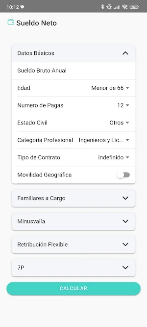 Sueldo Neto Screenshot 0