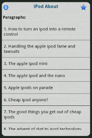 iPod About Screenshot 1