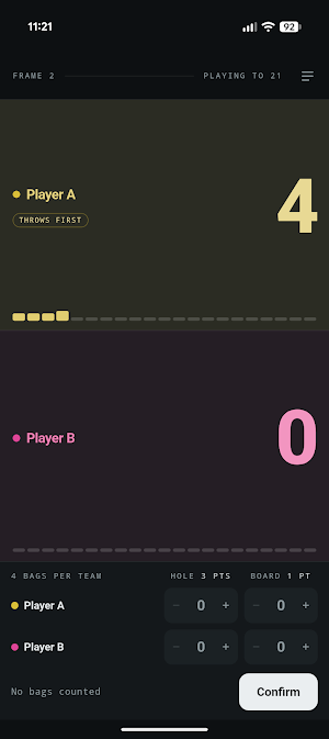 ScoreToss: Outdoor games Screenshot 3