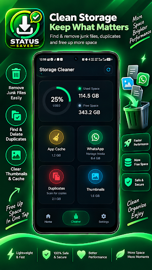 Status Saver – Save & Cleaner Screenshot 2