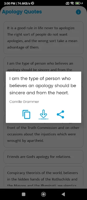 Apology Quotes and Sayings Screenshot 1