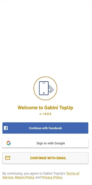 Gabini TopUp Screenshot 0
