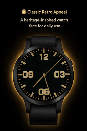 Luxury Retro Analog Watch Face Screenshot 3