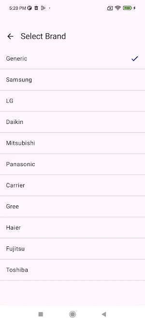 AC Universal Remote Screenshot 2