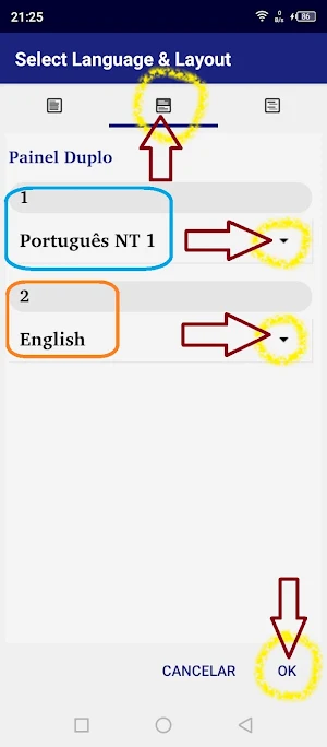 Português English Spanish Screenshot 2