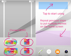 Sticky Memo Notepad *Colors* Free Screenshot 3