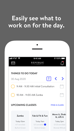 Republic Fitness Boston Screenshot 1