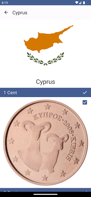 Numisma: Euro coins Screenshot 2