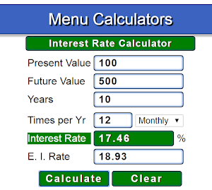 Interest Rate Calculator Screenshot 1
