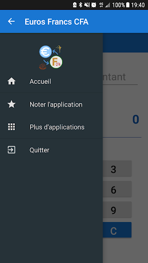 CFA Francs to Euros converter Screenshot 1