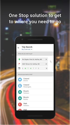 CaltechRideshare Screenshot 2