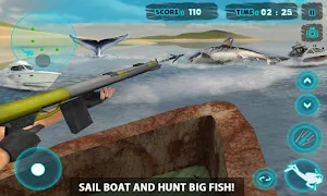 Shark Attack Spear Fishing 3D Screenshot 2