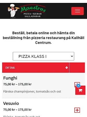 Maestros Pizzeria Screenshot 1