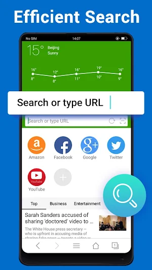 Web Browser - Fast, Private & News Screenshot 1