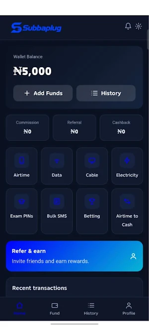 Subbaplug: Data & Bills Screenshot 3