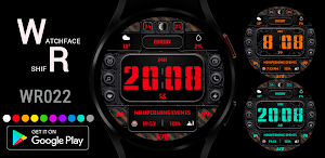 WR 022 Digital Watch Face Screenshot 0
