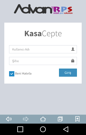 AdvanRPS Kasa Cepte Screenshot 0