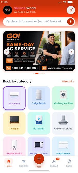 Go Ac Service Screenshot 0