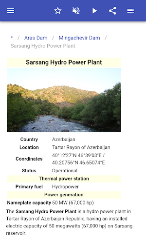 Hydroelectric power plants Screenshot 3