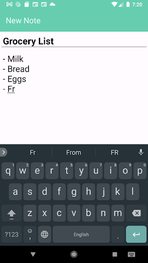 Simple Notebook Screenshot 2