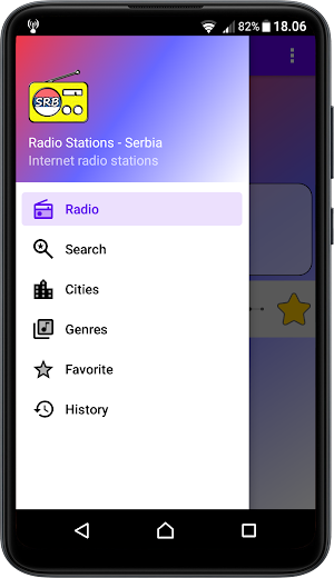 Radio Stations - Serbia, FM Internet Radio Live Screenshot 1
