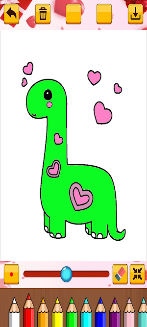 Valentine Day Coloring Screenshot 3
