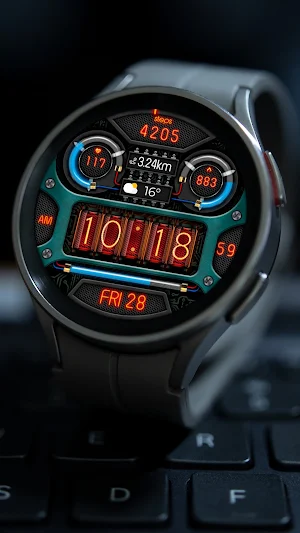 Digital GAS NIXIE 2 Watchface Screenshot 3