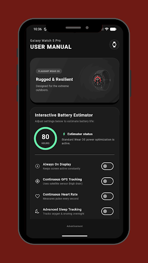 Galaxy Watch 5 Pro app Guide Screenshot 0