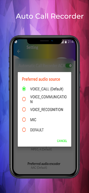 Automatic Call Recorder ACR Screenshot 3