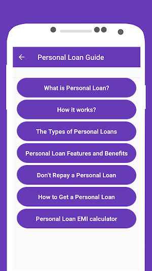 Personal Loan  Guide Screenshot 0