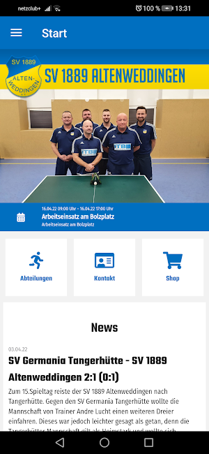 SV 1889 Altenweddingen e.V. Screenshot 0