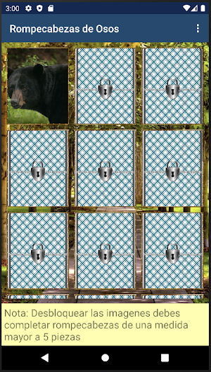 Rompecabezas de Osos Screenshot 1