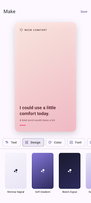 FeelSignal: Mood Wallpaper Screenshot 1