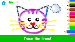 Toddler Drawing Academy🎓 Coloring Games for Kids Screenshot 1