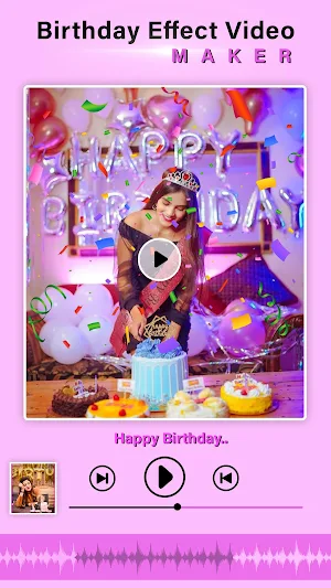 Birthday Photo Video Maker Screenshot 3