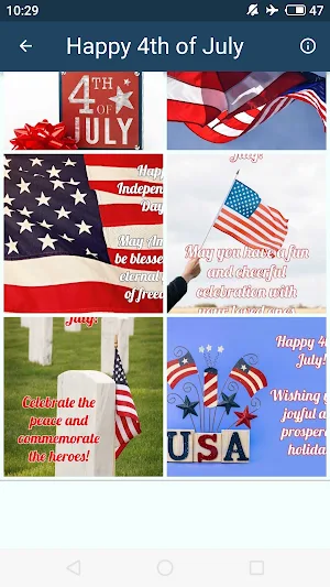 Happy 4th of July Greetings Screenshot 3