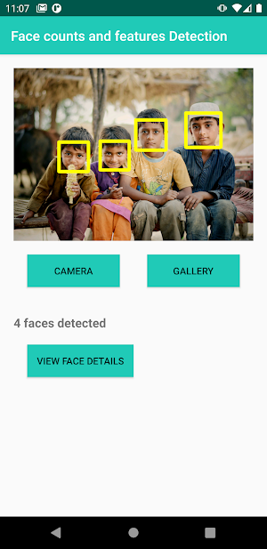 Face count Features Detection Screenshot 2