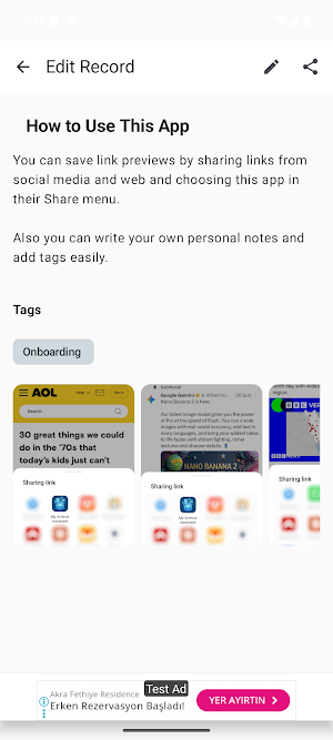 Smart Links & Notes Archiver Screenshot 3