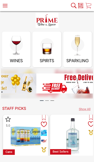 Prime Wine & Liquors Screenshot 2