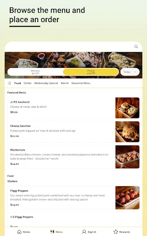 Warehouse Barbecue Co. App Screenshot 1