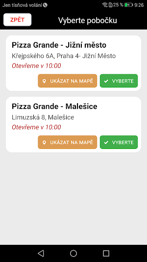 Pizza Grande Jižní Město Screenshot 1