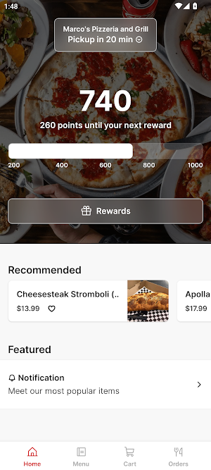 Marco's Pizzeria and Grill Screenshot 0